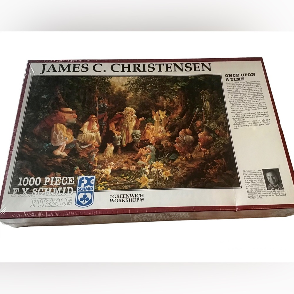 NEVER OPENED. Vintage James C Christensen Once Upon A Time 1000 PC Puzzle